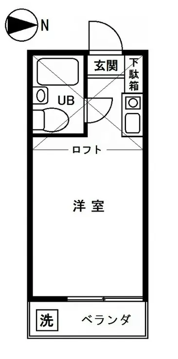 コーポみのり 2階階 間取り