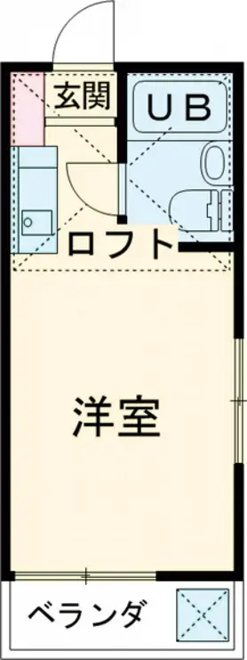 コーポみのり 2階階 間取り