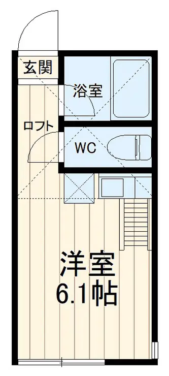 ユナイト衣笠 パトリシアの瞳 2階階 間取り