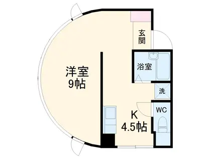 すざくHOUSE(ワンルーム/2階)の間取り写真