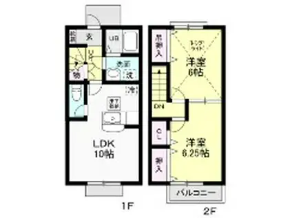 メゾン　ＳＭＩＬＥ　Ｖ(2LDK)の間取り写真