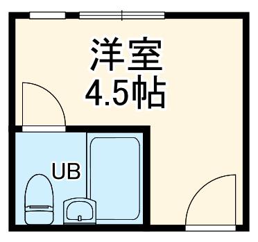 ギャレ蛍池(ワンルーム/2階)の間取り写真