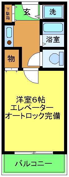 ラフィーネ大宮弐番館(1K/3階)の間取り写真