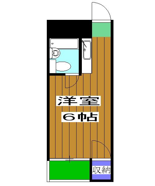 エムズ太秦(ワンルーム/2階)の間取り写真