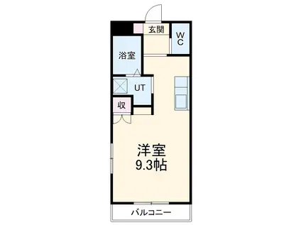 CIビル(ワンルーム/4階)の間取り写真