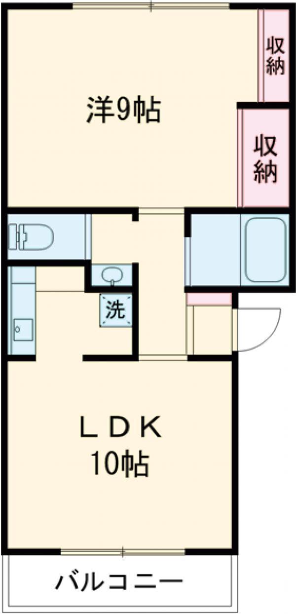 スターヴァレイ2(1LDK/3階)の間取り写真