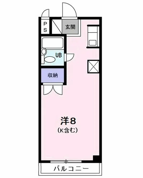 ウインク松木 4階階 間取り