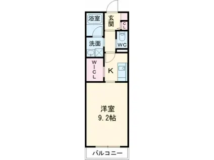 LA RAZETTA(1K/1階)の間取り写真