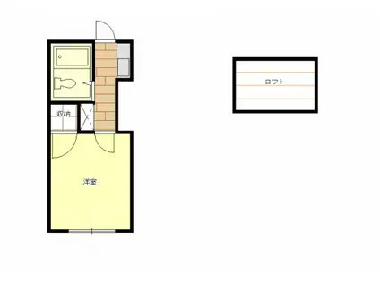 XⅡエクシー八幡(ワンルーム/1階)の間取り写真