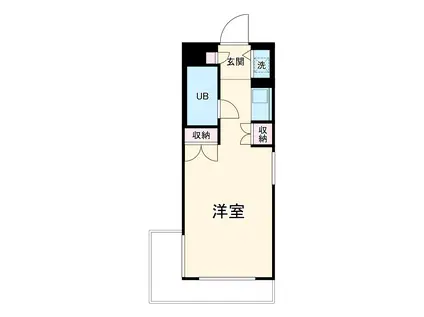 スターホームズ弘明寺(ワンルーム/2階)の間取り写真