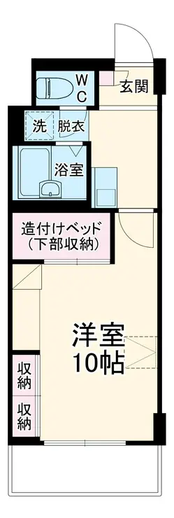 レオパレスパルコートC 2階階 間取り