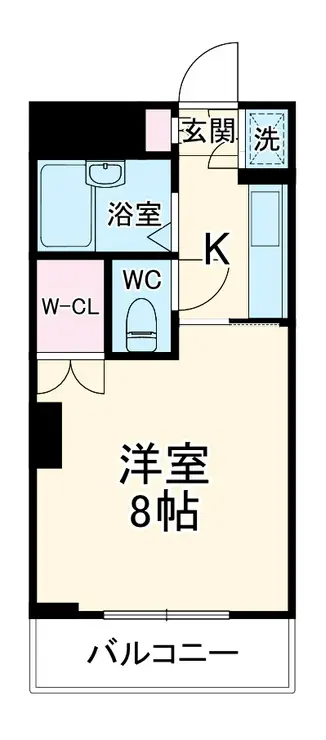 戸田公園ステイタス 1階階 間取り
