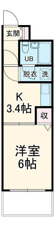 ライオンズマンション川口第11 2階階 間取り