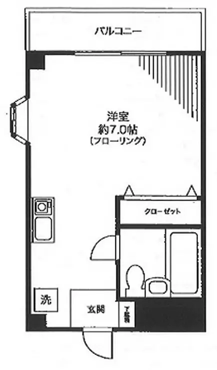 NR5番館 2階階 間取り