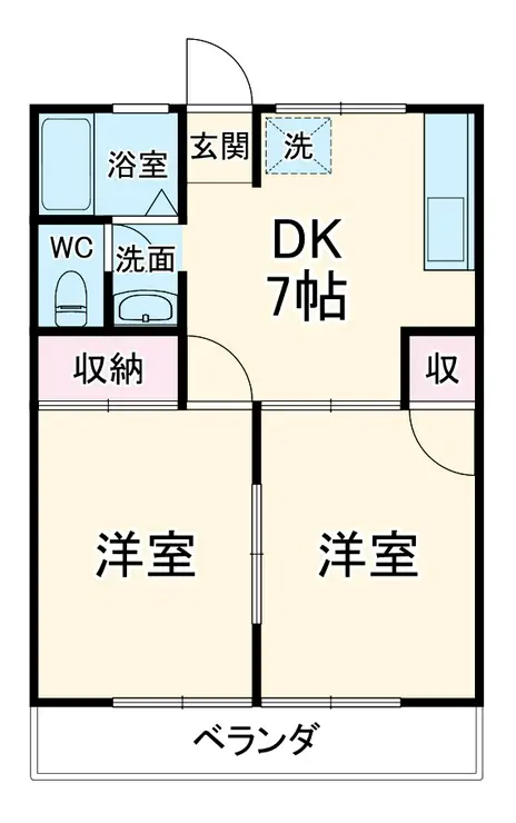 メゾン望月 2階階 間取り