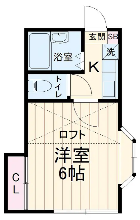 アネックス東川口10期 2階階 間取り