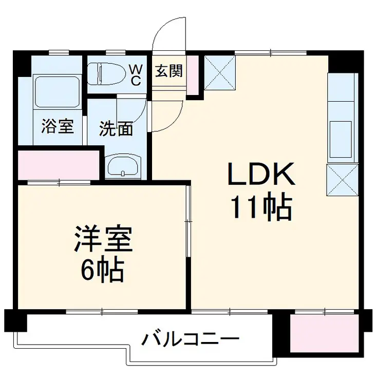 エーデルハイツ 5階階 間取り