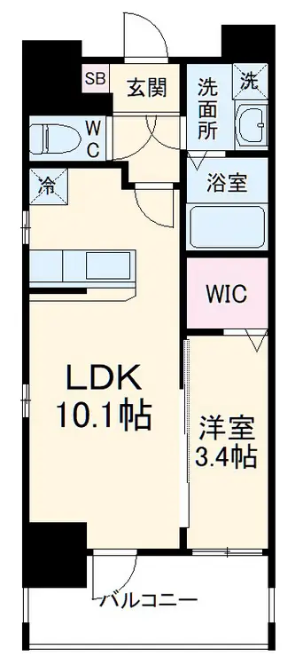 ベラッジオ川口本町 3階階 間取り