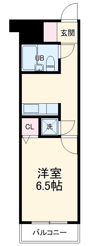 アーバンヒルズ川口(1K/2階)の間取り写真