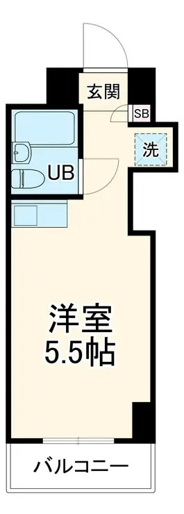 日興パレス大通り公園 1階階 間取り