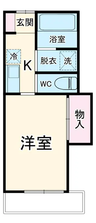 オートハイツ平塚 2階階 間取り