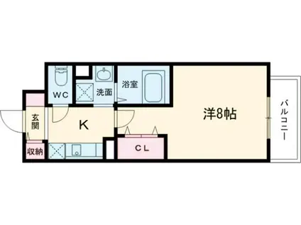 メゾン・タレイア(1K/3階)の間取り写真