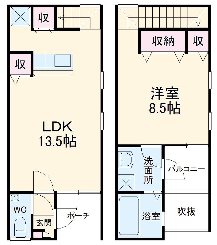 Ａｒｃａｄｉａ(1LDK)の間取り写真