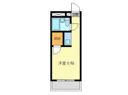 金沢八景相川ビル(ワンルーム/3階)の間取り写真