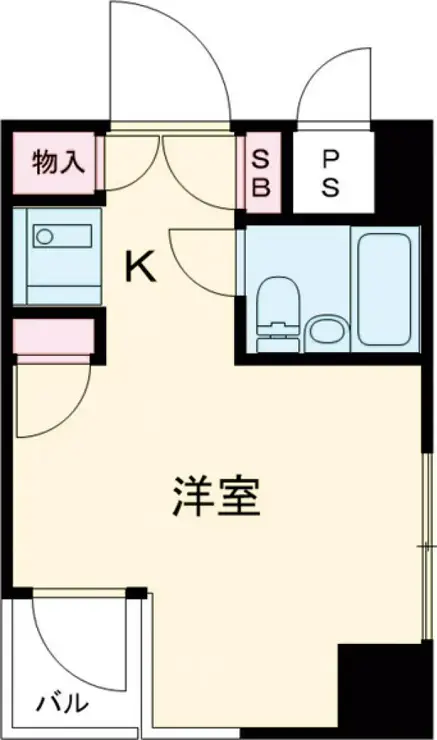 スカイコート駒沢 2階階 間取り
