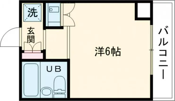 アベニュー池尻 2階階 間取り