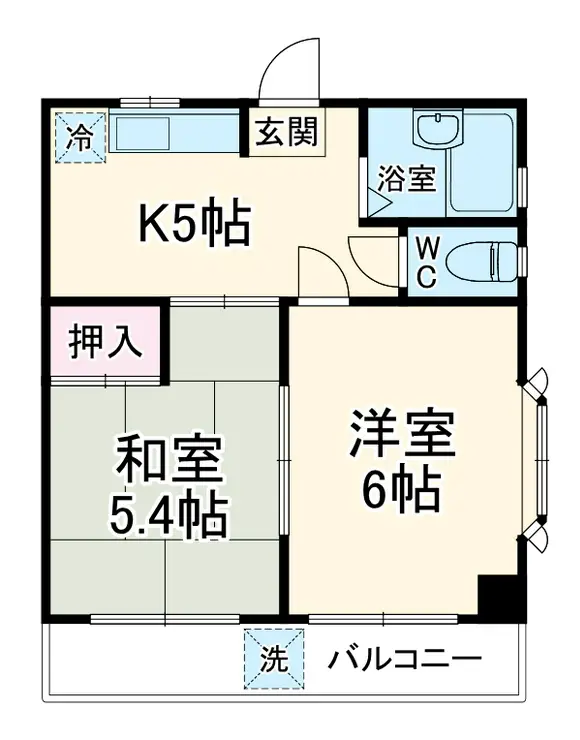 アメニティ瀬川 4階階 間取り
