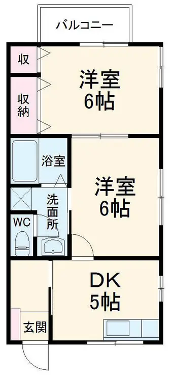 グリーンピア上大岡 2階階 間取り
