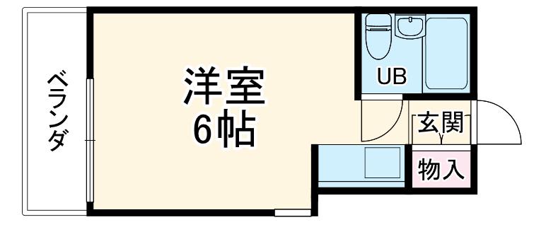 シティハウスNAGASAKI43(ワンルーム/1階)の間取り写真