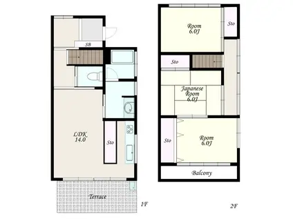 エステート泉(3LDK)の間取り写真
