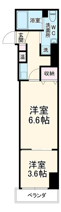 アクシーズタワー大門町 11階階 間取り