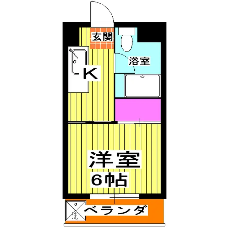 ドミール赤羽 3階階 間取り