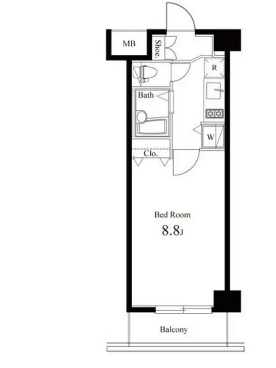 リガーレ浮間公園 3階階 間取り