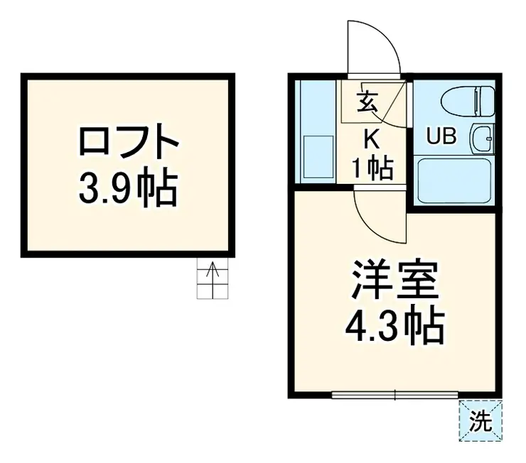 ニューハウス志木 1階階 間取り