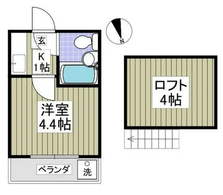 ニューハウス志木 2階階 間取り