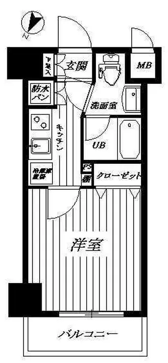 プレール・ドゥーク東京NORTHII 7階階 間取り