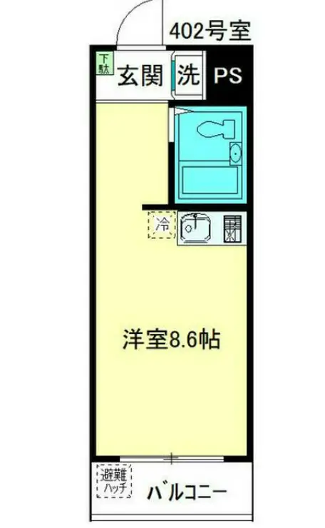 フローレス赤羽 4階階 間取り