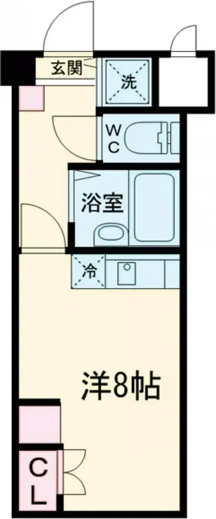 グランヴァン南雪谷 1階階 間取り