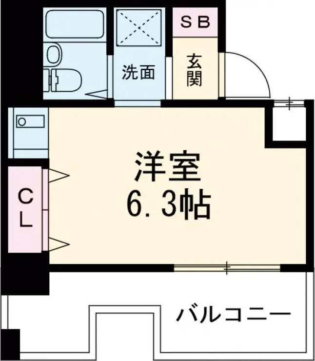 ハイブリッジ戸越公園 4階階 間取り