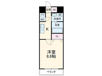 TーSTAY(1K/1階)の間取り写真