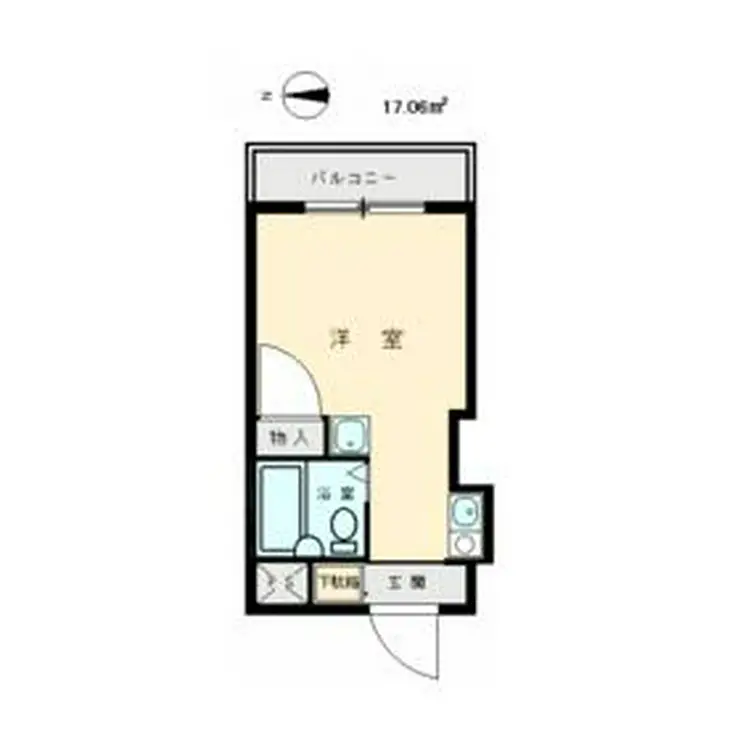 中青木グレースハイム 2階階 間取り