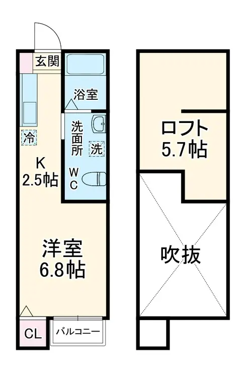 アクアプレイス日進 1階階 間取り