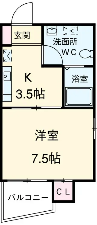ドルフ東雪谷 4階階 間取り
