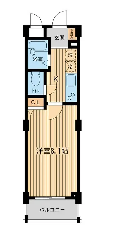 アーデン目黒不動前 2階階 間取り