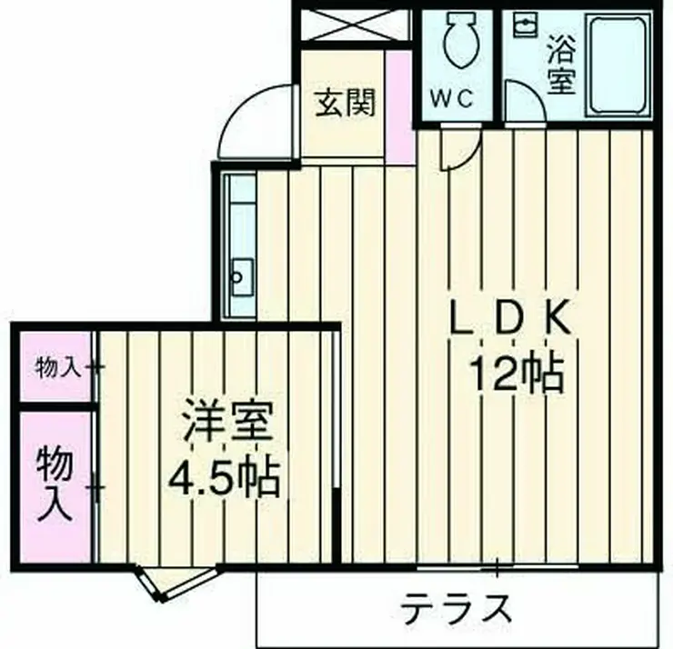 GSハイム三田 1階階 間取り