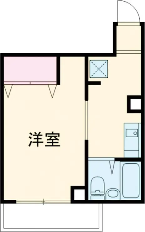 クレール浅野 2階階 間取り